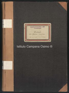 Libro dei verbali delle adunanze del consiglio d&#039;amministrazione del Collegio Convitto Campana