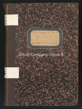 Libro dei verbali del regio commissario straordinario e dalla commissione amministrativa del Coll...