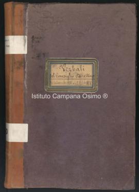 Libro dei verbali delle adunanze del consiglio direttivo del Collegio Convitto Campana