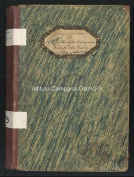 Libro dei verbali delle adunanze della commissione direttiva del Collegio Convitto Campana