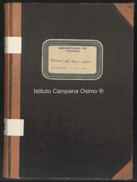 Libro delle deliberazioni commissariali e dei verbali delle adunanze del consiglio d&#039;amminis...